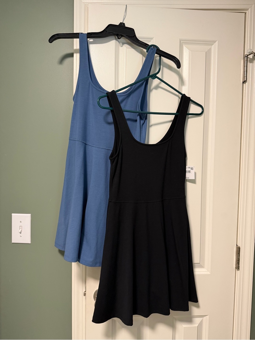 American Eagle Outfitters Tank Mini Dress in Black and Blue